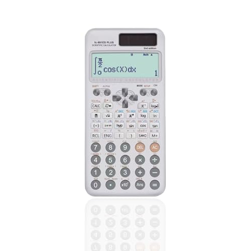 Calculatrice scientifique FC-991ES Plus-2ème édition 417 fonctions pour étudiants et enseignants en bureau et maison