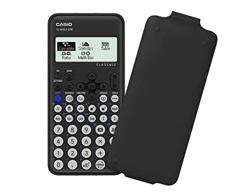 Casio Calculatrice Scientifique Noire FX-83GTCW Noir Étudiant Étude Casio Calculatrice Scientifique Noire Étudiant Calcu