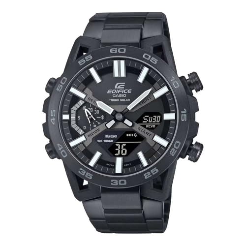 Casio EDIFICE RELOGIO Montre Homme Étanche à Énergie Solaire avec GPS Bluetooth Design Luxe pour Activités Sportives et 