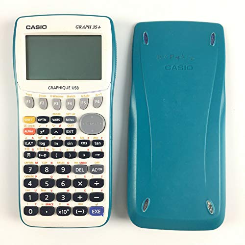 Calculatrice CASIO GRAPH 35+ Élégante pour Étudiants en Mathématiques Universitaires Fonction Graphique et Programmable 
